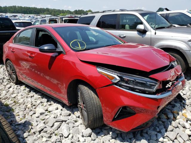 3KPF44AC6NE495561 - 2022 KIA FORTE GT RED photo 4