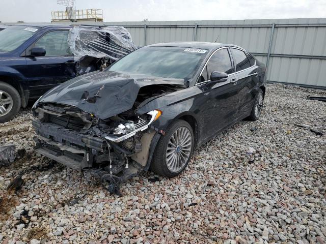 3FA6P0D92DR194900 - 2013 FORD FUSION TITANIUM BLACK photo 1