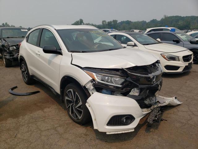 3CZRU5H13KM704435 - 2019 HONDA HR-V SPORT WHITE photo 4