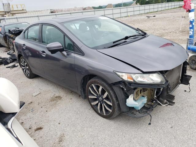 2HGFB2F9XFH509203 - 2015 HONDA CIVIC EXL 灰色 照片 4