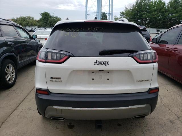 1C4PJMDX8KD256070 - 2019 JEEP CHEROKEE LIMITED WHITE photo 6