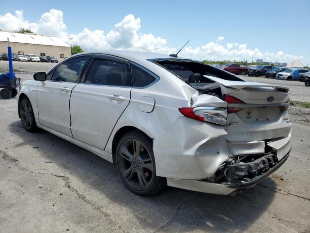 3FA6P0VP1HR273817 - 2017 FORD FUSION SPORT WHITE photo 2