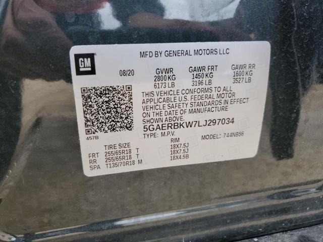 5GAERBKW7LJ297034 - 2020 BUICK ENCLAVE ESSENCE 黑色 照片 13