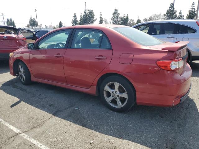 2T1BU4EEXCC807063 - 2012 TOYOTA COROLLA BASE წითელი ფოტო 2