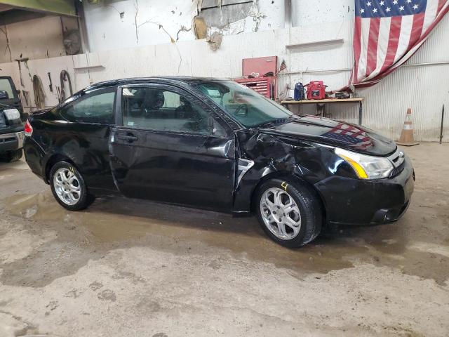 1FAHP33N18W293137 - 2008 FORD FOCUS SE BLACK photo 4