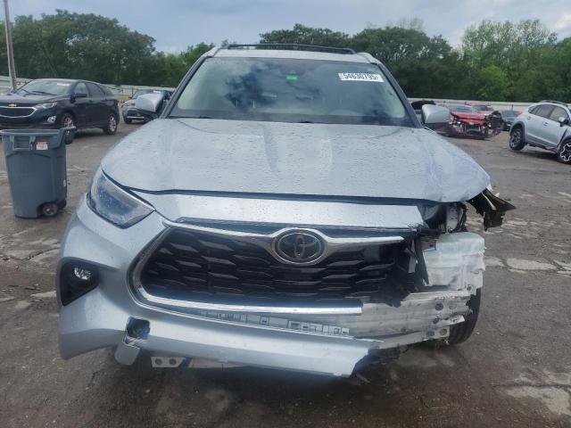 5TDGZRAH3NS541805 - 2022 TOYOTA HIGHLANDER XLE Сріблястий фото 5