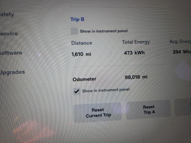 5YJSA1E2XGF154460 - 2016 TESLA MODEL S Կապույտ լուսանկար 9
