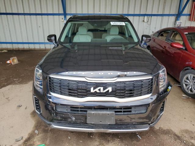 5XYP6DHC1NG242851 - 2022 KIA TELLURIDE S BLACK photo 5