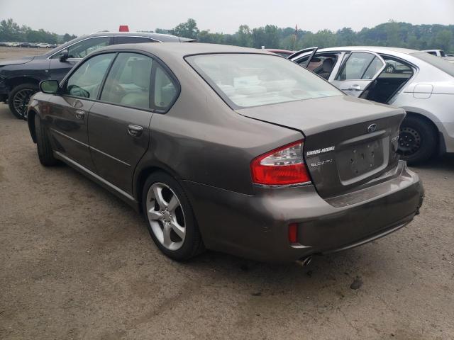 4S3BL616197233895 - 2009 SUBARU LEGACY 2.5I BROWN photo 2