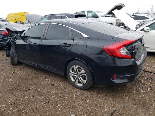 19XFC2F54JE022091 - 2018 HONDA CIVIC LX BLACK photo 2