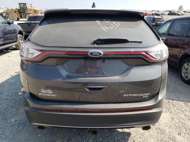 2FMPK4K81HBC01351 - 2017 FORD EDGE TITANIUM GRAY photo 6