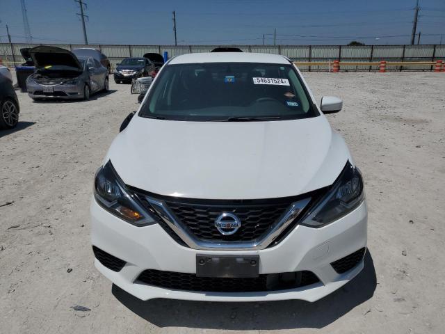 3N1AB7AP7KY293118 - 2019 NISSAN SENTRA S WHITE photo 5