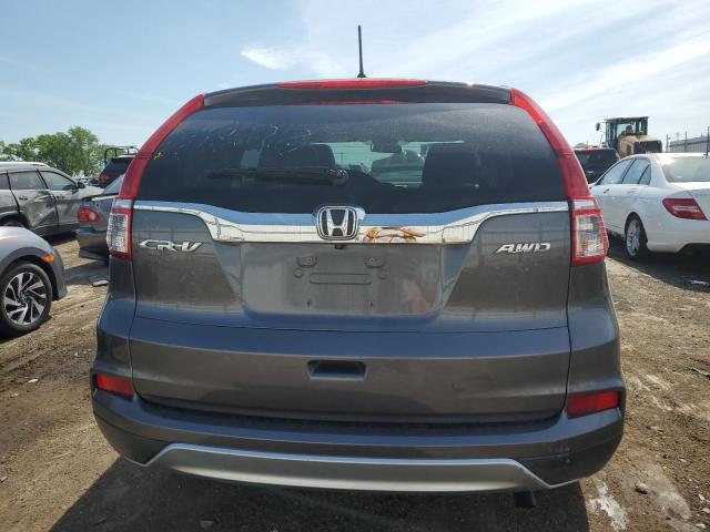 2HKRM4H57FH697343 - 2015 HONDA CR-V EX GRAY photo 6