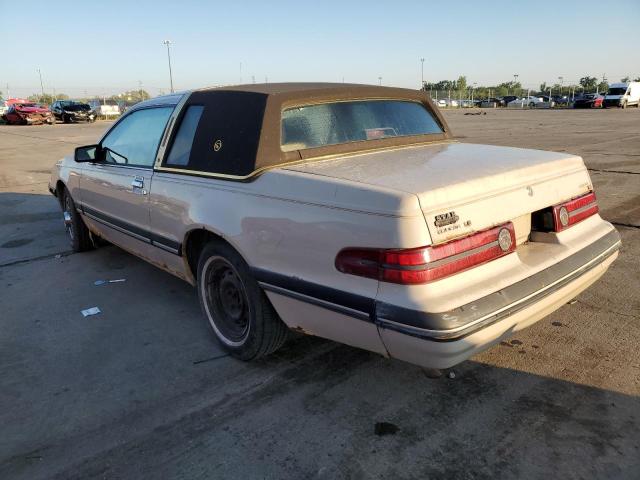 1MEBM604XJH672295 - 1988 MERCURY COUGAR LS TAN photo 2