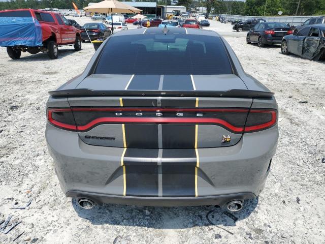 2C3CDXGJ1KH718555 - 2019 DODGE CHARGER SCAT PACK GRAY photo 6