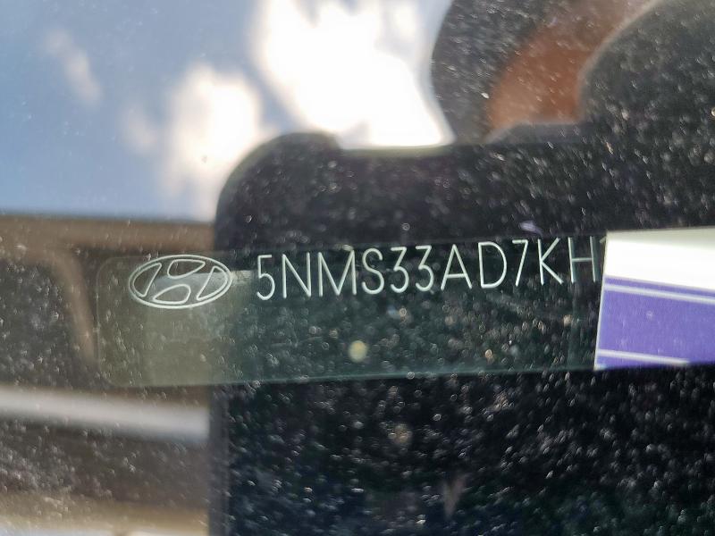 5NMS33AD7KH127222 - 2019 HYUNDAI SANTA FE SEL თეთრი ფოტო 13