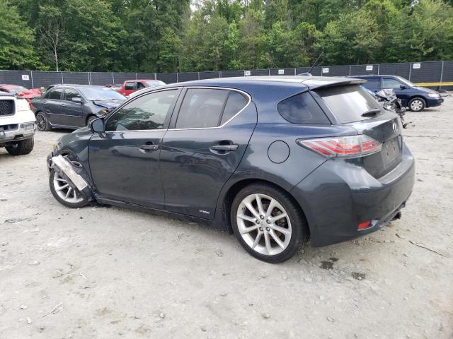 JTHKD5BH2B2039398 - 2011 LEXUS CT 200 GRAY photo 2