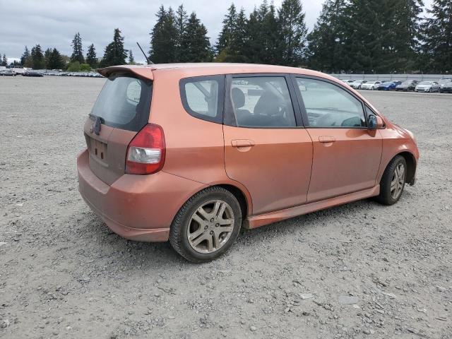 JHMGD386X7S050401 - 2007 HONDA FIT S 橙色 照片 3