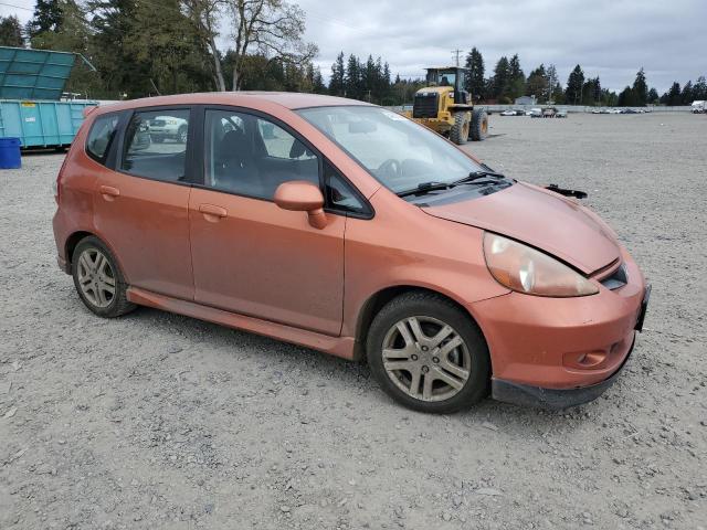 JHMGD386X7S050401 - 2007 HONDA FIT S 橙色 照片 4