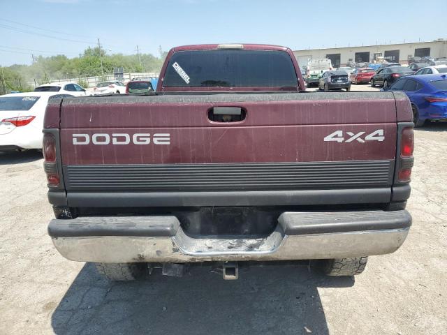 3B7KF2362YG138794 - 2000 DODGE RAM 2500 BURGUNDY photo 6