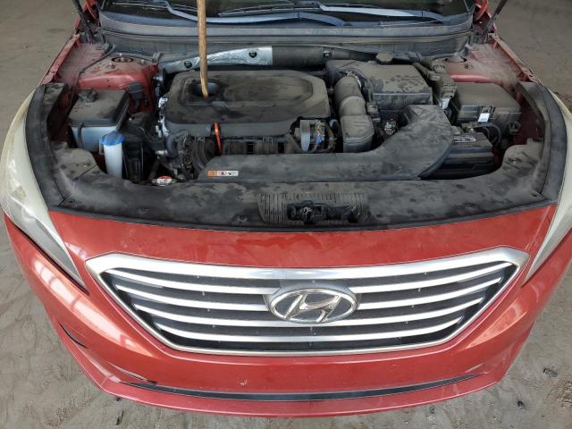 5NPE24AFXHH464857 - 2017 HYUNDAI SONATA SE RED photo 11