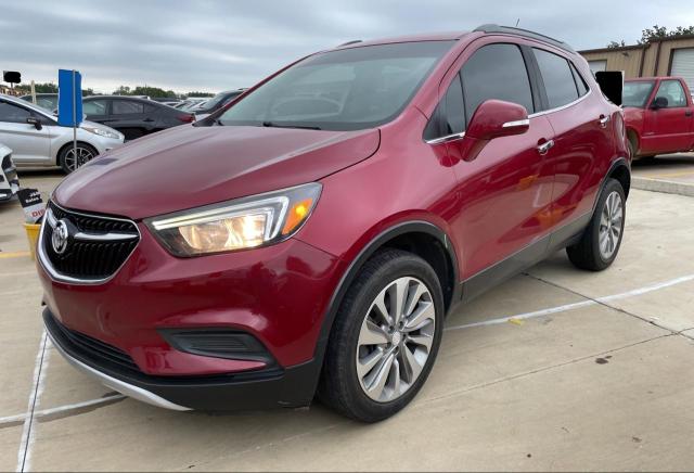 KL4CJASB7KB813996 - 2019 BUICK ENCORE PREFERRED RED photo 2