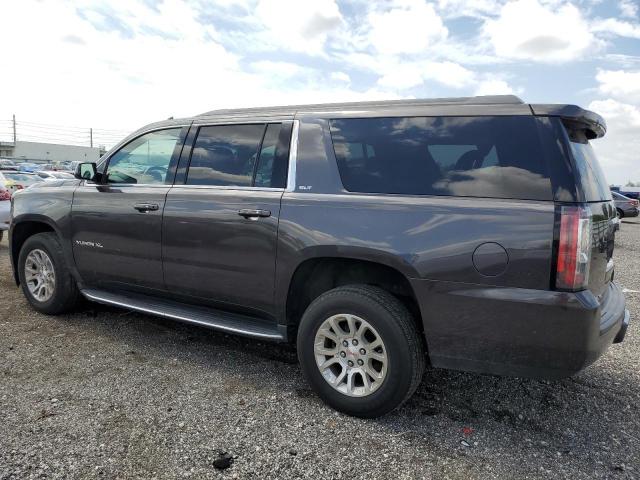 1GKS2GKC5HR177447 - 2017 GMC YUKON XL K1500 SLT GRAY photo 2