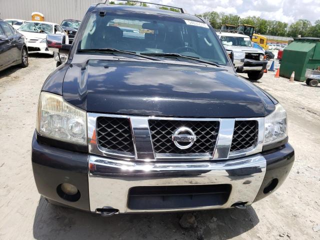 5N1AA08B25N737441 - 2005 NISSAN ARMADA SE BLACK photo 5