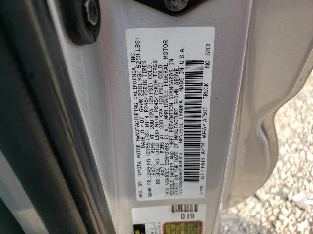 5TETU62N38Z504003 - 2008 TOYOTA TACOMA PRERUNNER ACCESS CAB SILVER photo 13