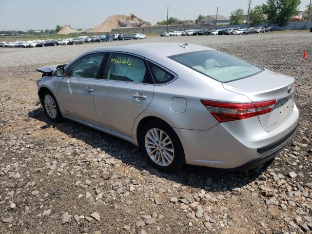 4T1BD1EB0EU025585 - 2014 TOYOTA AVALON HYBRID SILVER photo 2