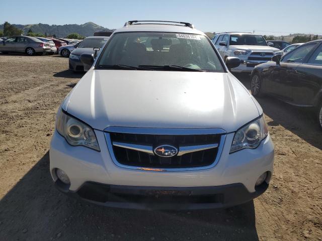 4S4BP61C397321322 - 2009 SUBARU OUTBACK 2.5I WHITE photo 5