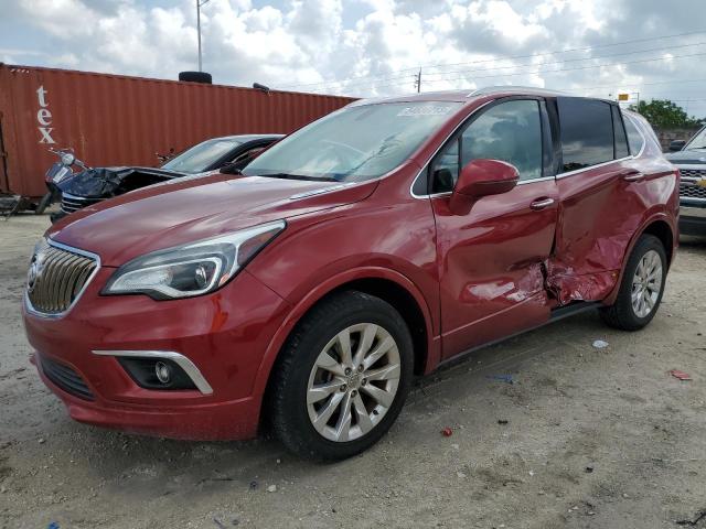 LRBFXBSAXHD223947 - 2017 BUICK ENVISION ESSENCE BURGUNDY photo 1