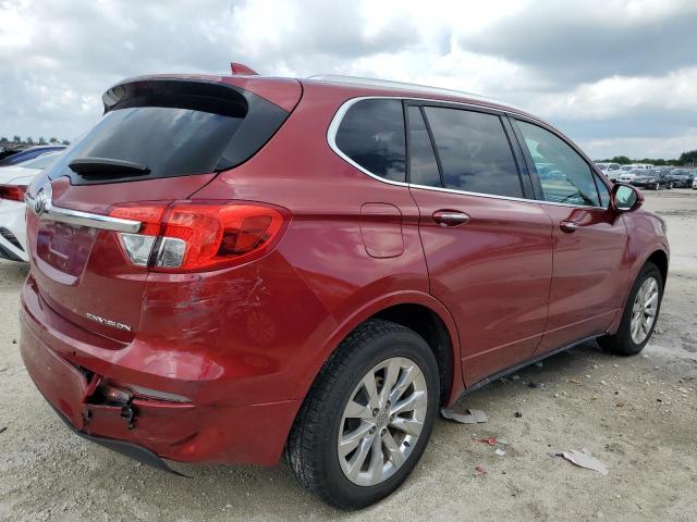 LRBFXBSAXHD223947 - 2017 BUICK ENVISION ESSENCE Բորդո լուսանկար 3