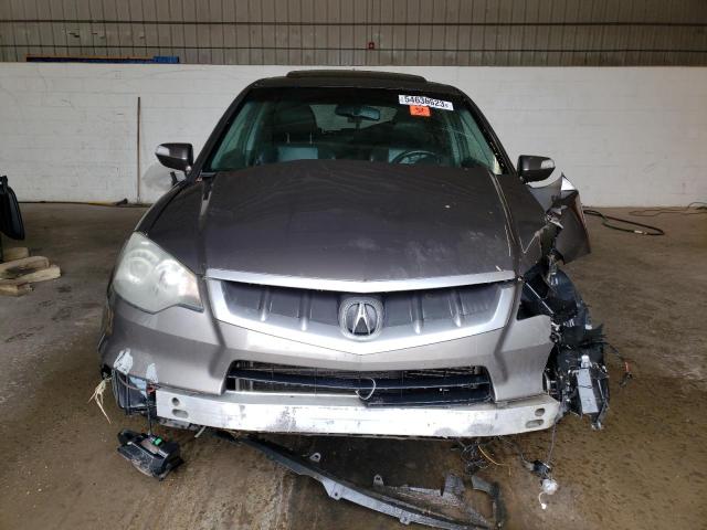 5J8TB18298A002744 - 2008 ACURA RDX GRAY photo 5