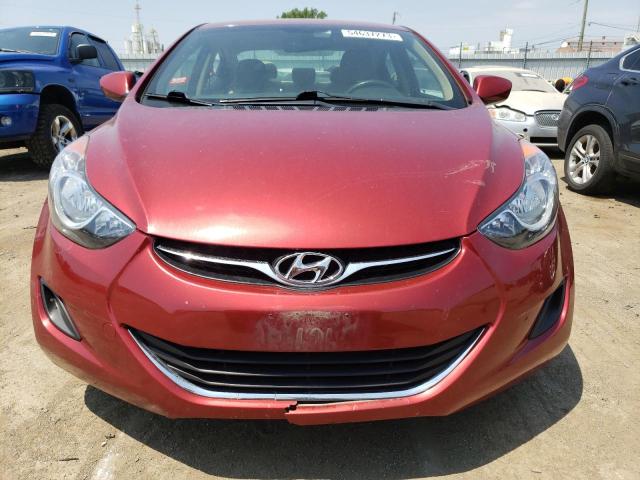 5NPDH4AE4DH207074 - 2013 HYUNDAI ELANTRA GLS RED photo 5