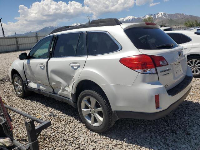 4S4BRCCC4D3309878 - 2013 SUBARU OUTBACK 2.5I PREMIUM WHITE photo 2