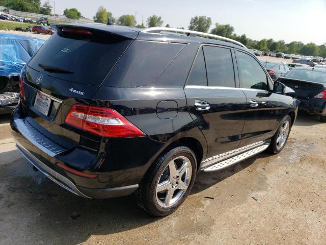 4JGDA5HB5EA350268 - 2014 MERCEDES-BENZ ML 350 4MATIC BLACK photo 3