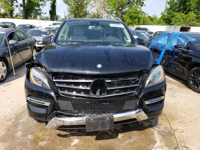 4JGDA5HB5EA350268 - 2014 MERCEDES-BENZ ML 350 4MATIC BLACK photo 5