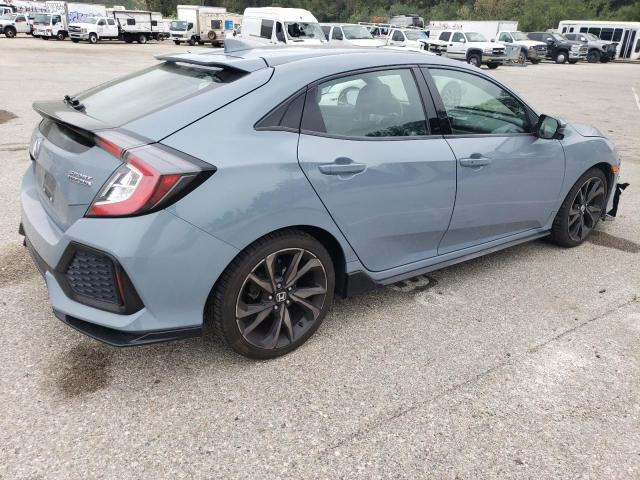 SHHFK7H93JU416528 - 2018 HONDA CIVIC SPORT TOURING BLUE photo 3