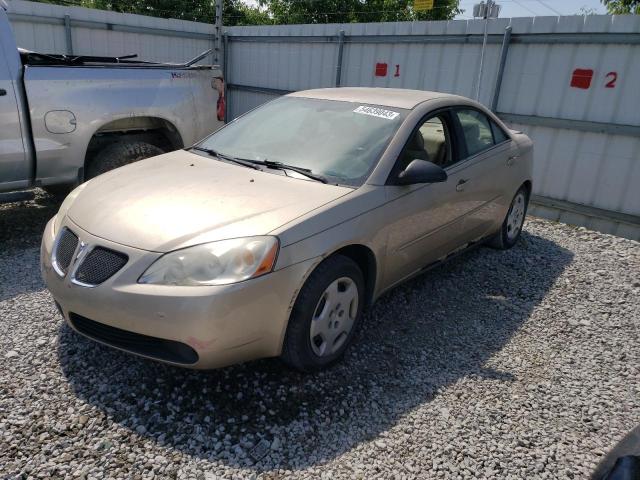 1G2ZF58BX74149273 - 2007 PONTIAC G6 VALUE LEADER GOLD photo 1