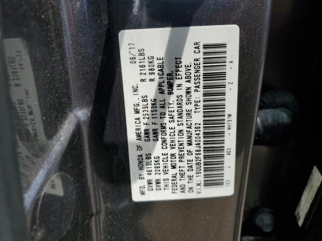 19UUB2F68JA004362 - 2018 ACURA TLX TECH+A ნაცრისფერი ფოტო 12