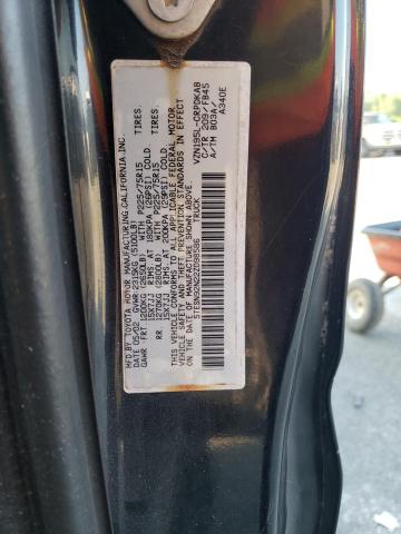 5TESN92N22Z098586 - 2002 TOYOTA TACOMA XTRACAB PRERUNNER შავი ფოტო 12