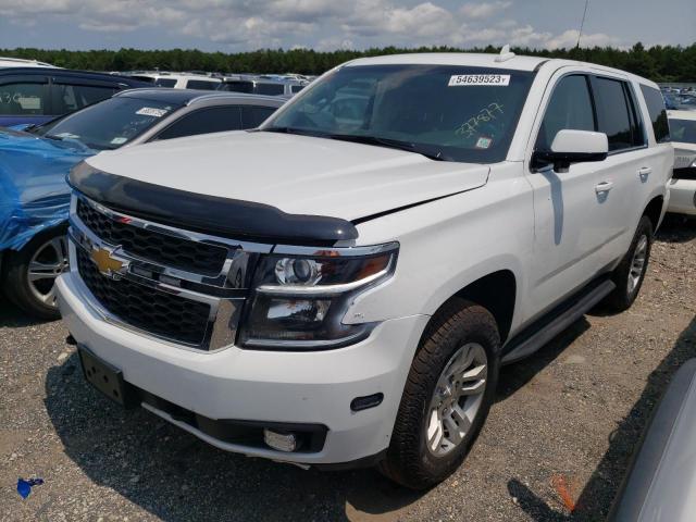 1GNSKFEC0KR377877 - 2019 CHEVROLET TAHOE SPECIAL WHITE photo 1