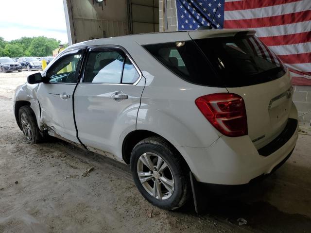 2GNALBEK0H1588636 - 2017 CHEVROLET EQUINOX LS WHITE photo 2