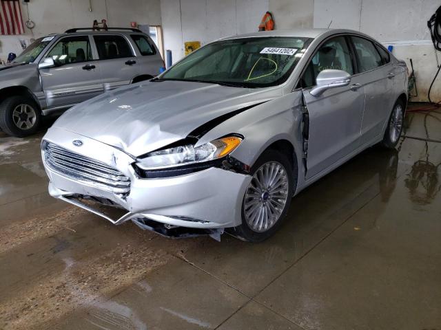 3FA6P0K9XFR161763 - 2015 FORD FUSION TITANIUM SILVER photo 2