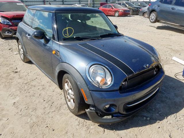 WMWSU3C51BT253414 - 2011 MINI COOPER BLUE photo 1