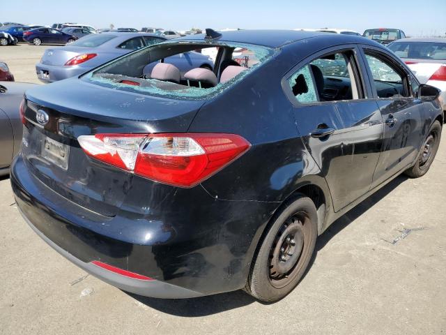 KNAFX4A66E5099138 - 2014 KIA FORTE LX BLACK photo 3