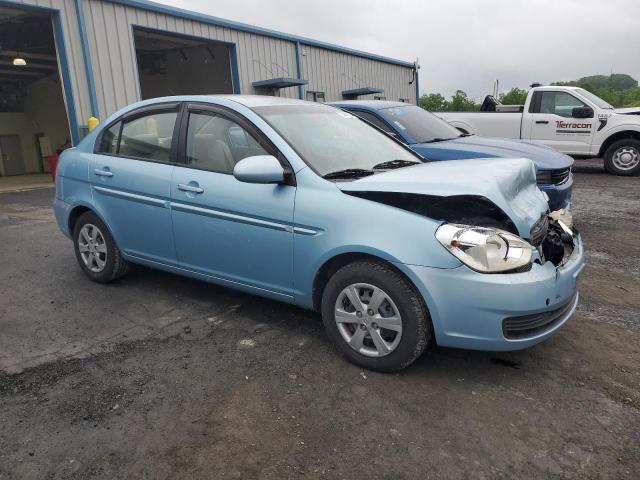 KMHCN46C49U371784 - 2009 HYUNDAI ACCENT GLS BLUE photo 4