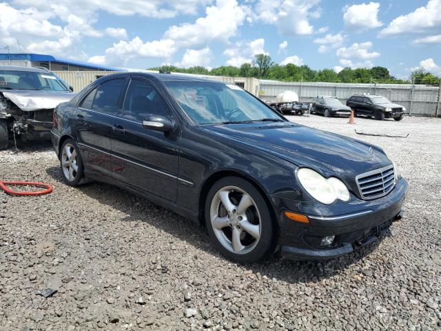 WDBRF40J65F572781 - 2005 MERCEDES-BENZ C 230K SPORT SEDAN BLACK photo 4