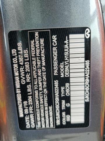 SJKCH5CR9HA023485 - 2017 INFINITI QX30 BASE 银色 照片 12